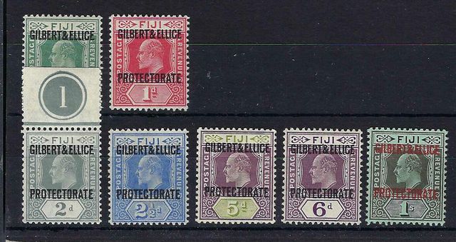 Image of Gilbert & Ellice Islands SG 1/7 UMM British Commonwealth Stamp